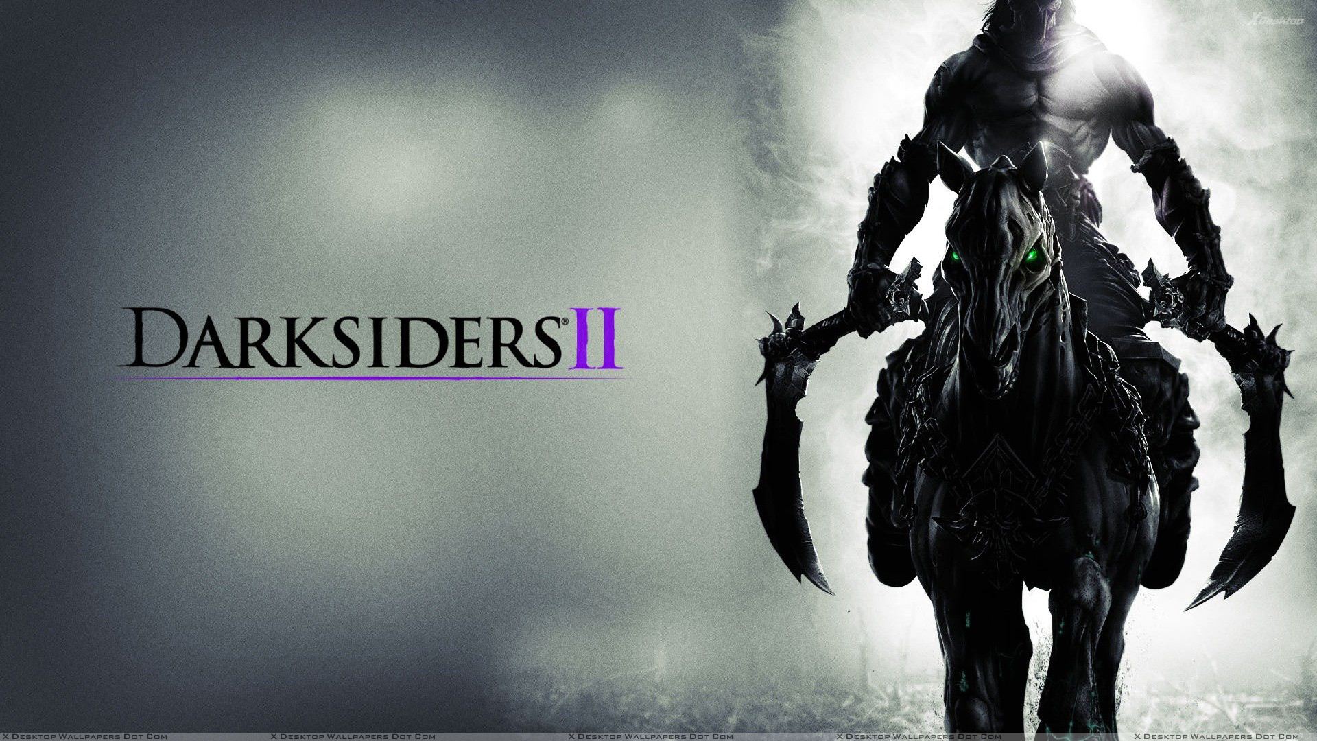 Darksiders 2 On Horse - Full Hd Darksiders 2 , HD Wallpaper & Backgrounds