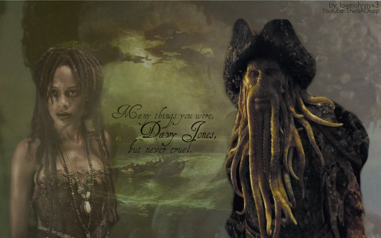 Davy Jones Wallpaper - Davy Jones Y Calipso , HD Wallpaper & Backgrounds
