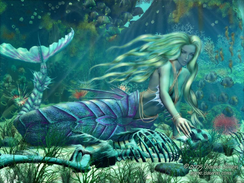 Davy Jones's Locker - Davy Jones Vs Mermaid , HD Wallpaper & Backgrounds