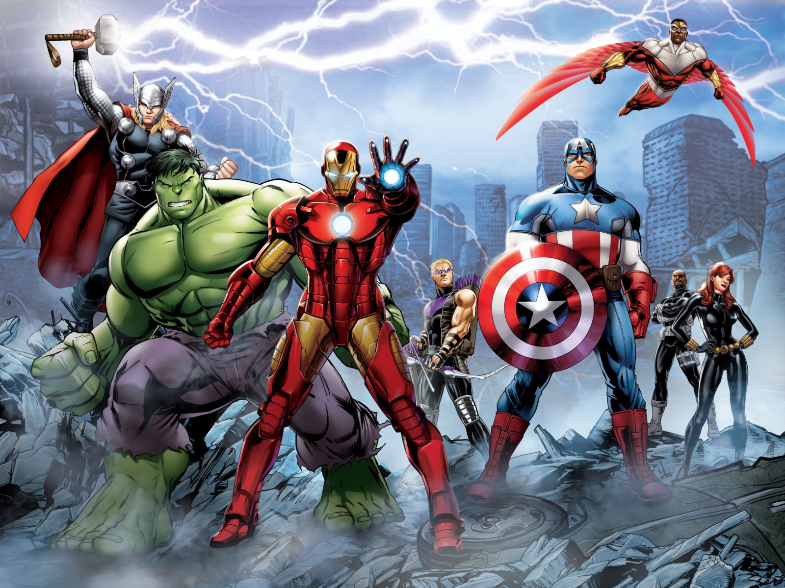 Xxl Photo Wallpaper Mural Marvel The Avengers Hulk - Painel Para Festa Vingadores , HD Wallpaper & Backgrounds