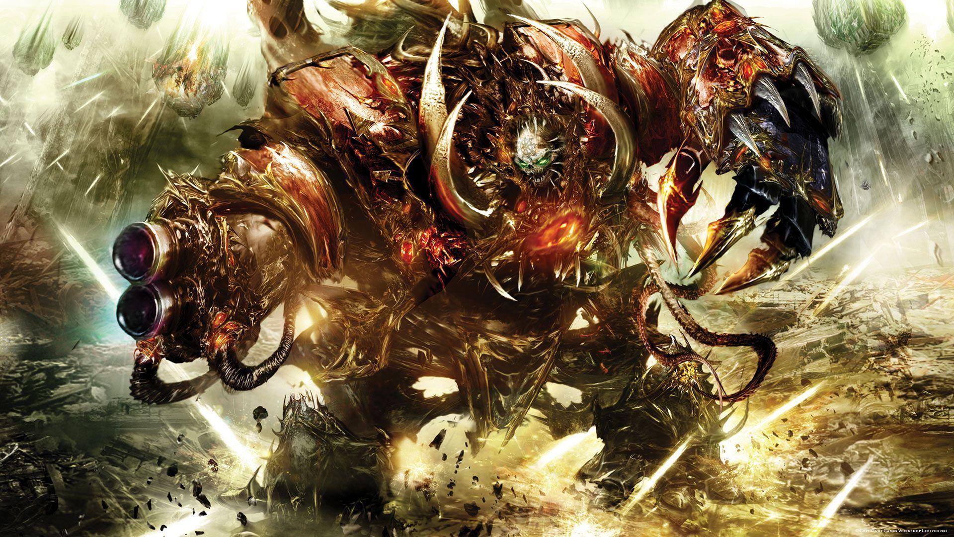 Images For > Warhammer 40k Dreadnought Wallpaper - Warhammer 40k Wallpaper Chaos , HD Wallpaper & Backgrounds