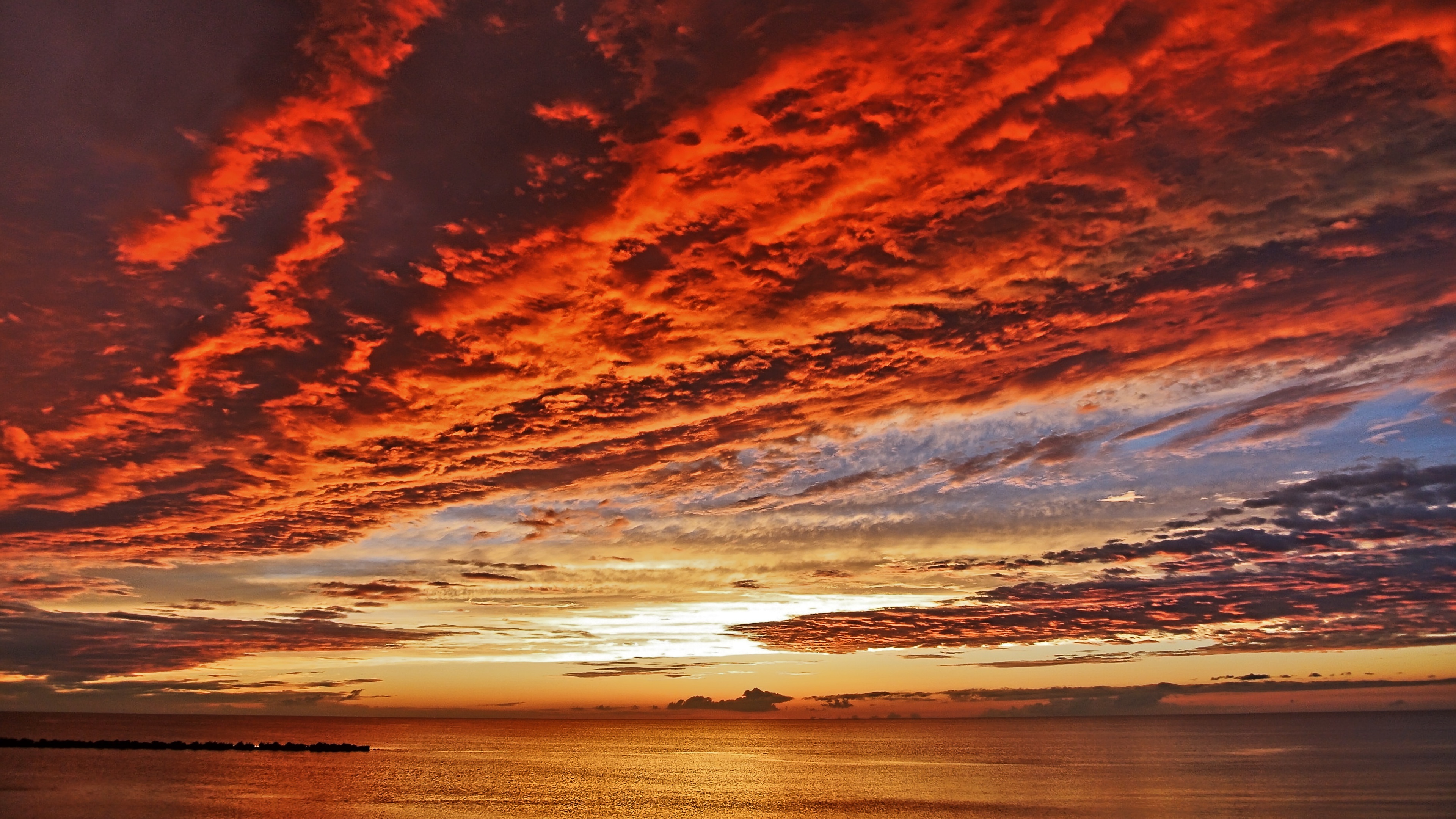 Schöne Bilder Motive - Sonnenuntergang 4k , HD Wallpaper & Backgrounds