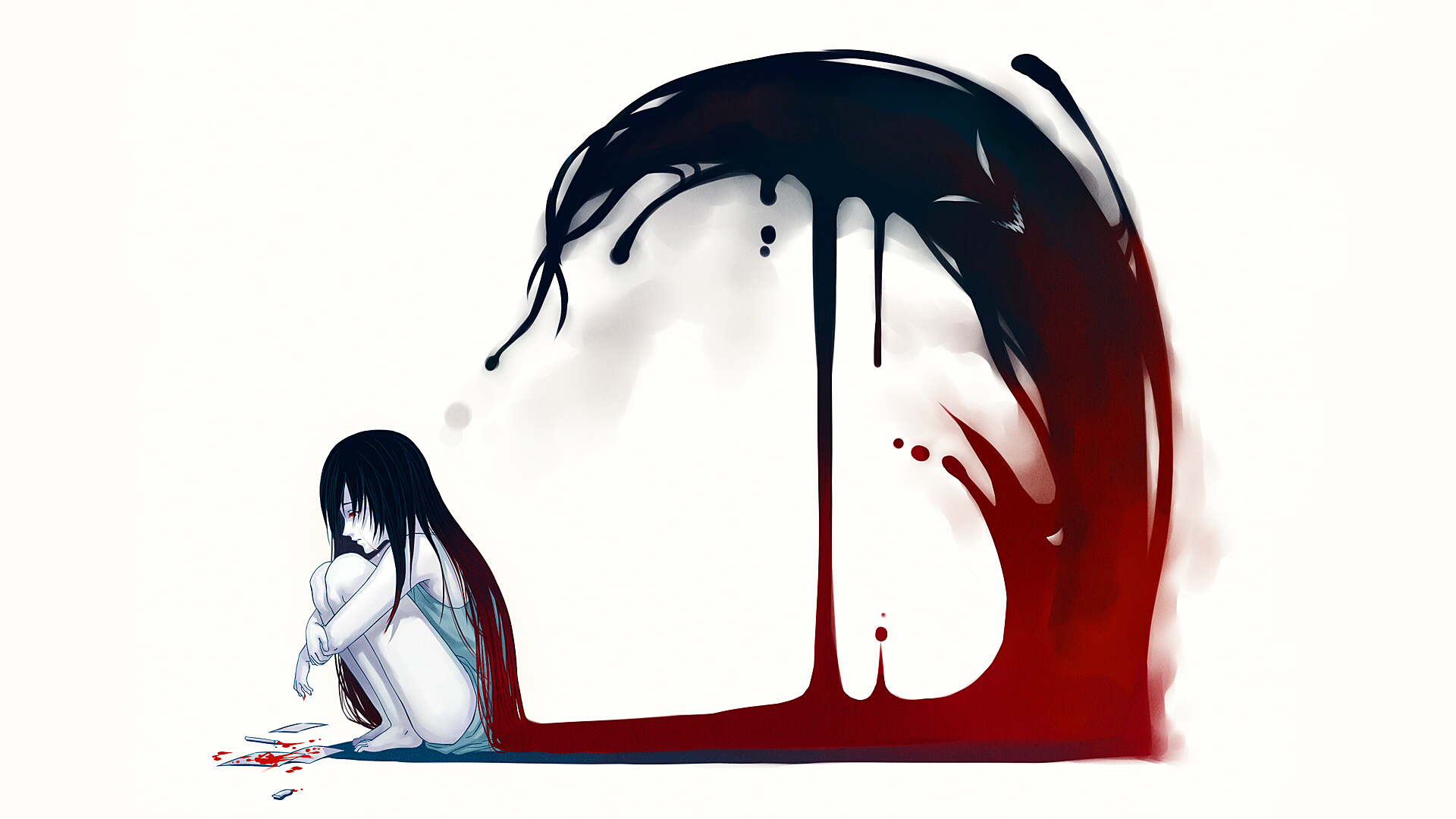 Back To 83 Sad Anime Girl Wallpapers Hd - Save Me From Myself Anime , HD Wallpaper & Backgrounds