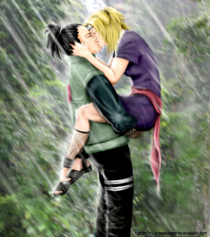 Back To 66 Sad Anime Boy Wallpapers Hd - Temari X Shikamaru Kiss , HD Wallpaper & Backgrounds