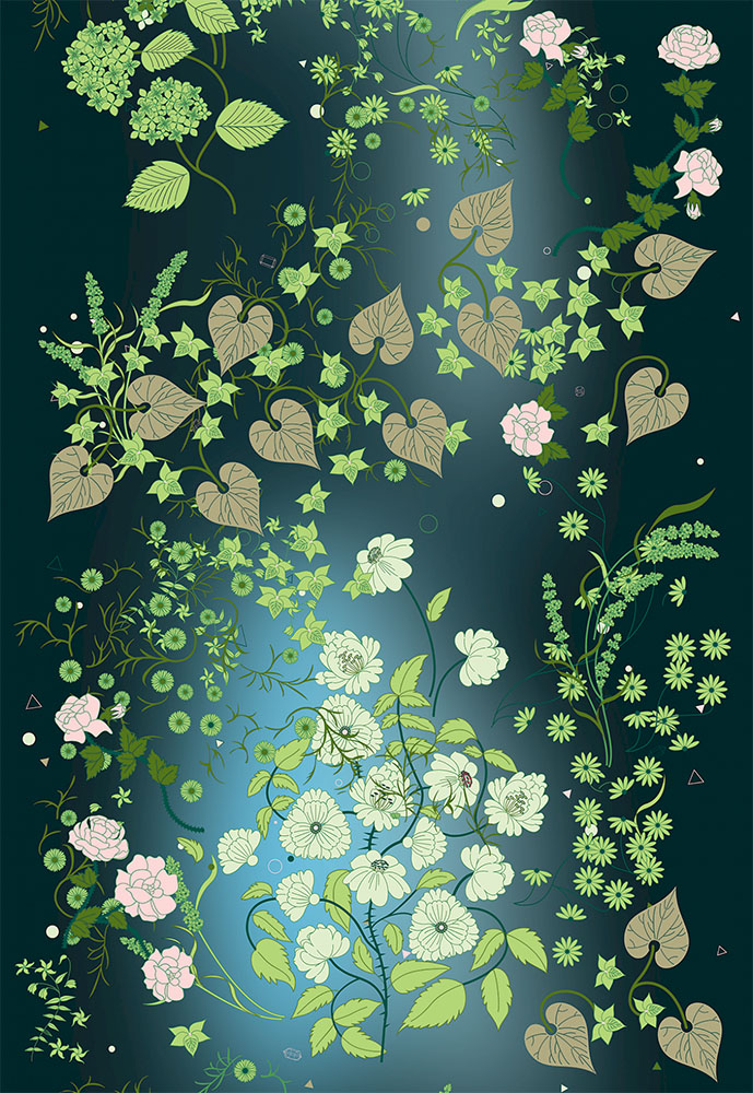 Garden Wallpaper Â†' Christopher Farr Cloth , HD Wallpaper & Backgrounds