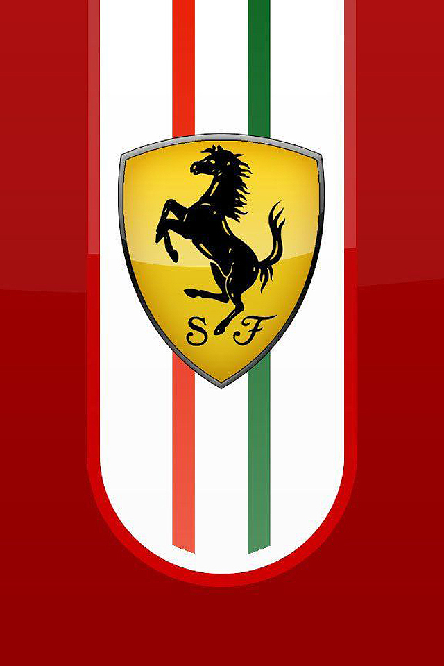 Iphone 4/4s - Ferrari Logo Wallpaper Iphone , HD Wallpaper & Backgrounds