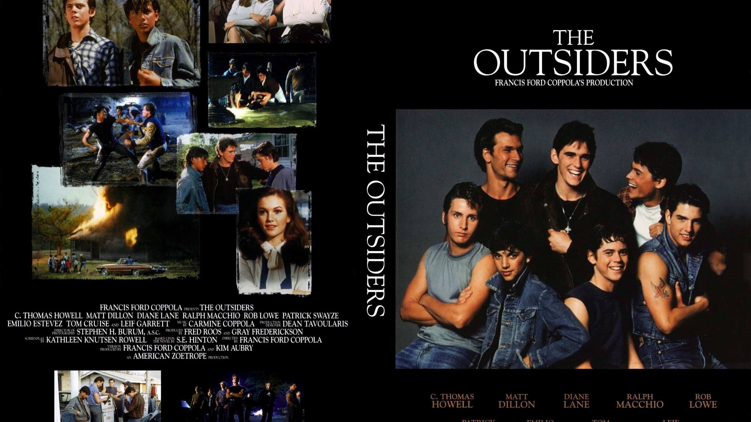 Film, The Outsiders Photo - Movie Poster For The Outsiders , HD Wallpaper & Backgrounds