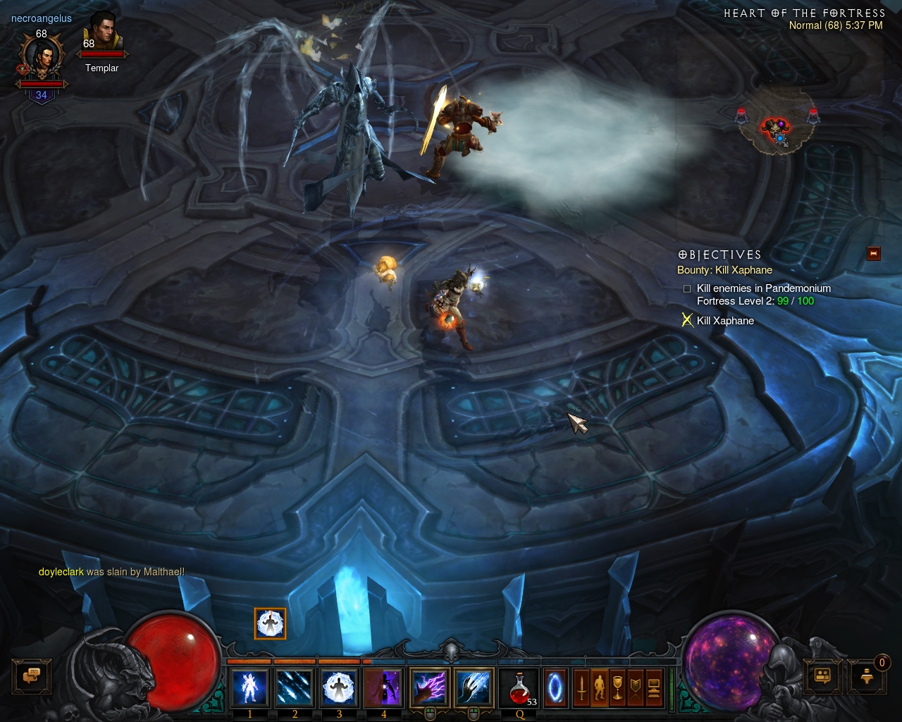 Reaper Of Souls - Malthael Diablo 3 In Game , HD Wallpaper & Backgrounds