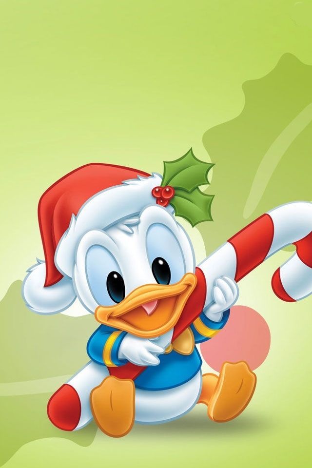 Christmas Disney Wallpaper, Cute Disney Wallpaper For - Baby Donald Duck Christmas , HD Wallpaper & Backgrounds