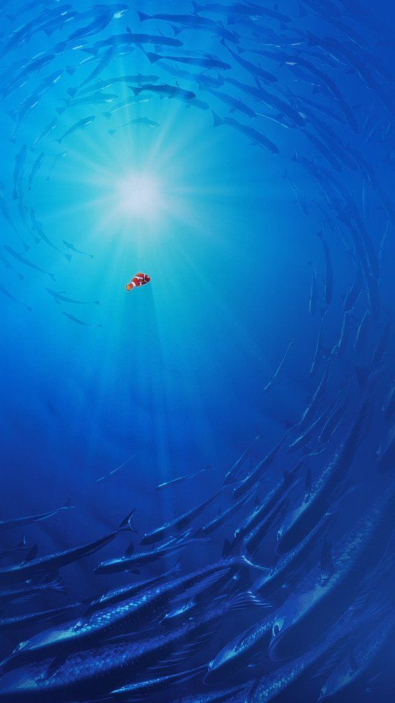Awesome Disney Phone Wallpaper - Finding Nemo Wallpaper Iphone , HD Wallpaper & Backgrounds