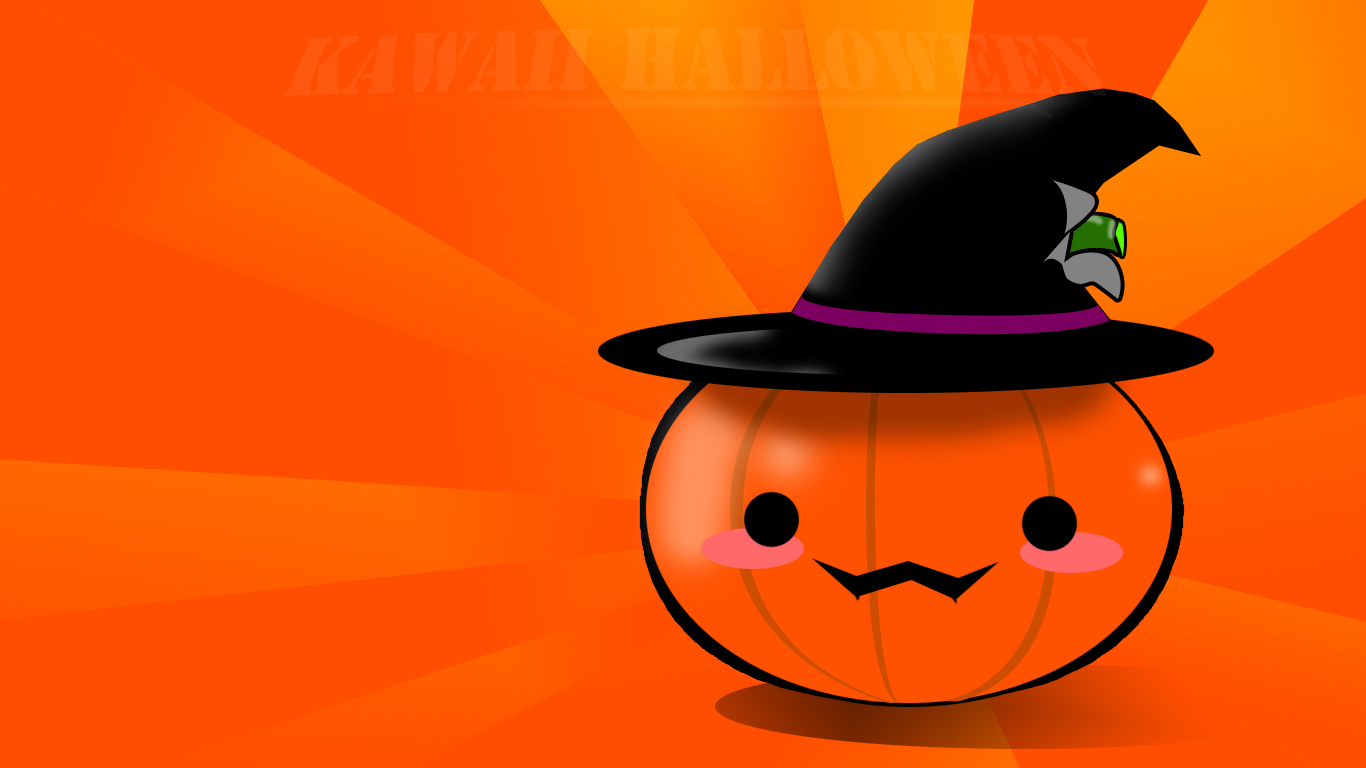 Cute Halloween Wallpaper - Cute Halloween Pumpkin Background , HD Wallpaper & Backgrounds