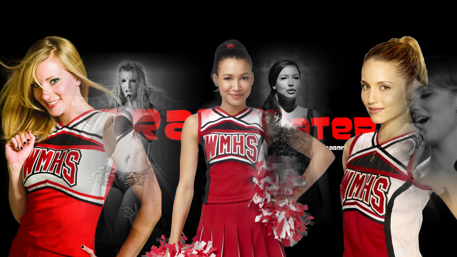 Glee Wallpaper Hd - Naya Rivera Dianna Agron Glee , HD Wallpaper & Backgrounds