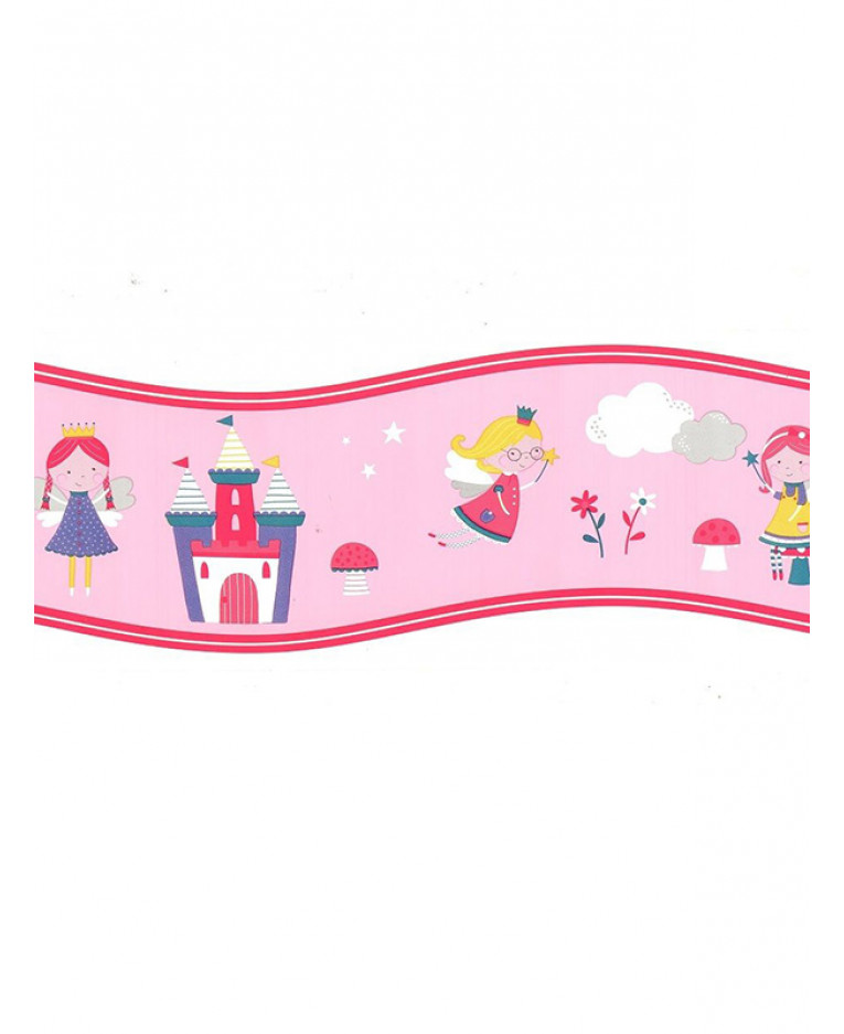 Fairy Princess Self Adhesive Wallpaper Border - Wallpaper , HD Wallpaper & Backgrounds