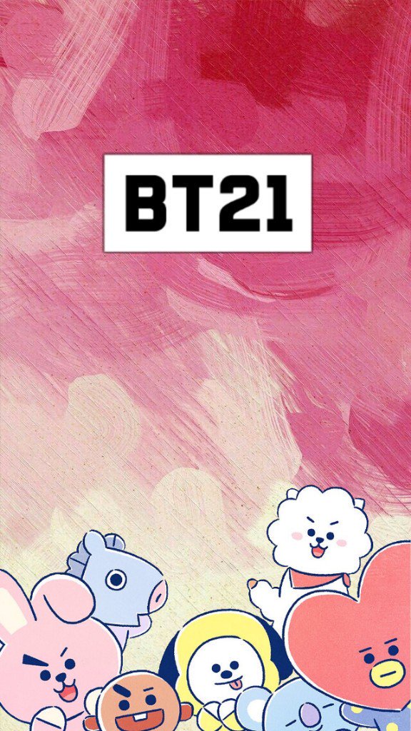 [bt21] Wallpaper Created By Me - Lockscreen Bt21 , HD Wallpaper & Backgrounds