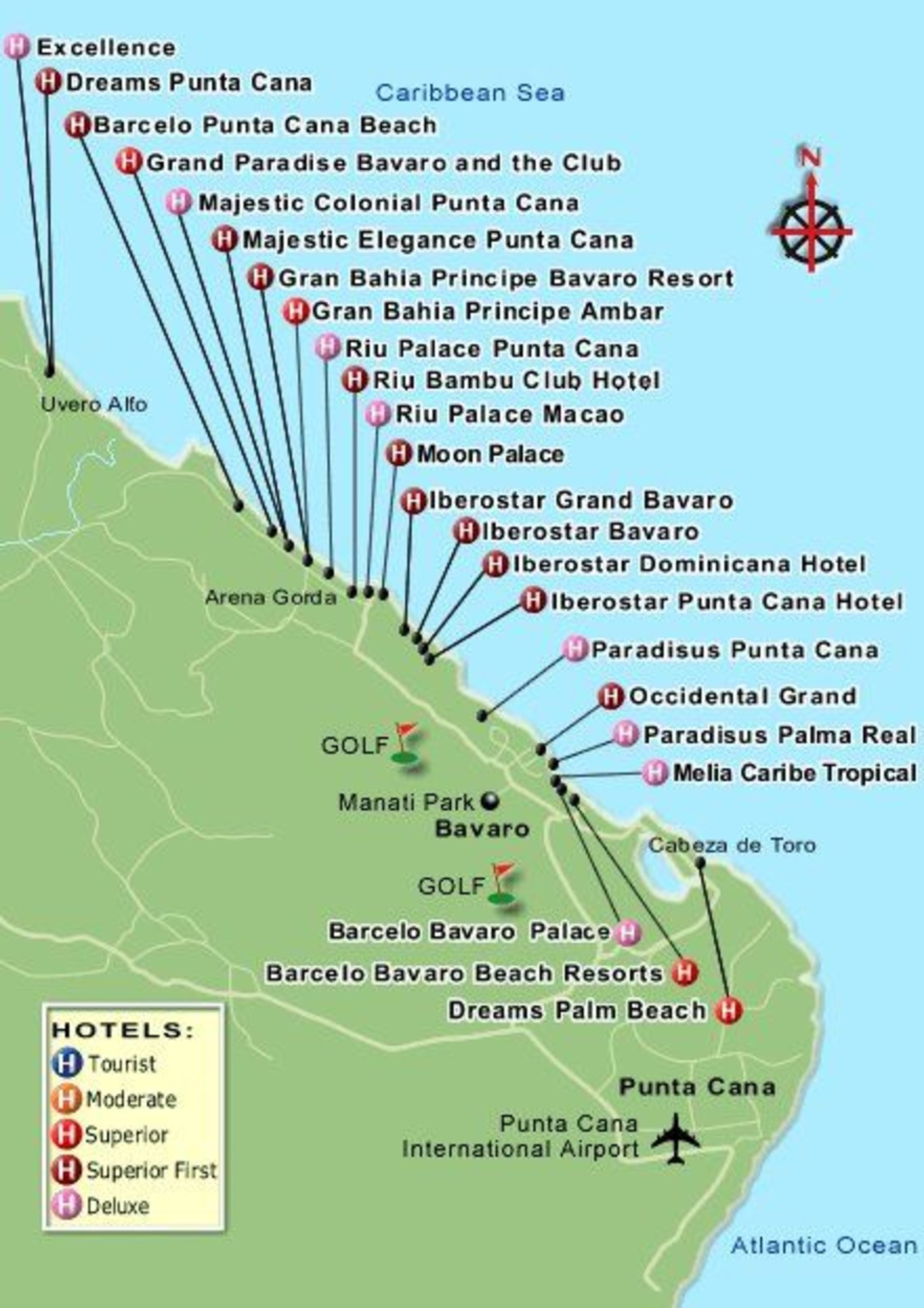X 768 - Map Hotel Punta Cana 2018 , HD Wallpaper & Backgrounds