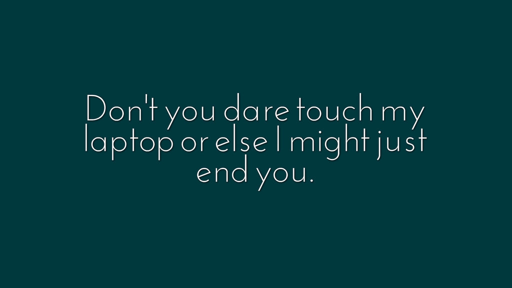 #tlmq8442 Dont Touch My Computer Wallpaper - Parallel , HD Wallpaper & Backgrounds