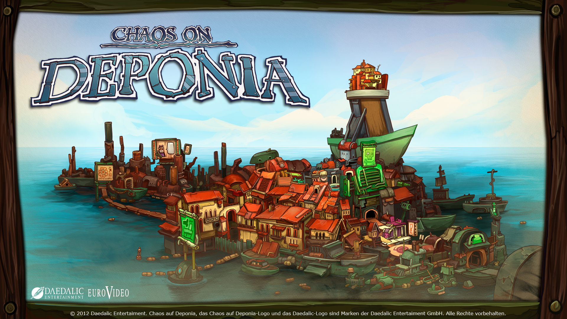 Wallpaper - Chaos On Deponia , HD Wallpaper & Backgrounds