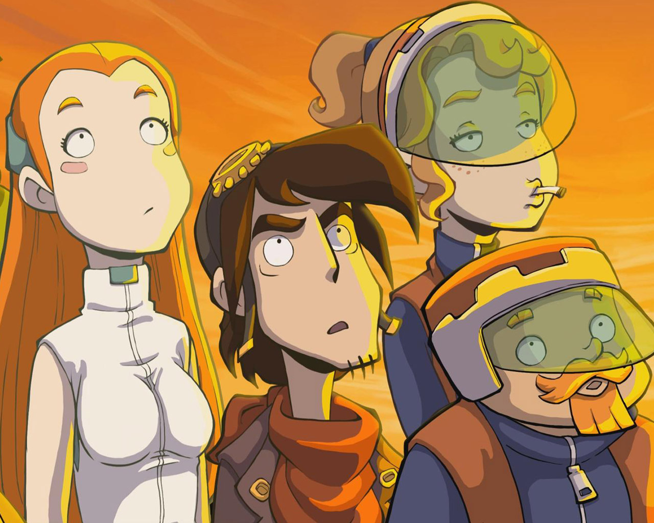 Chaos On Deponia Girl , HD Wallpaper & Backgrounds