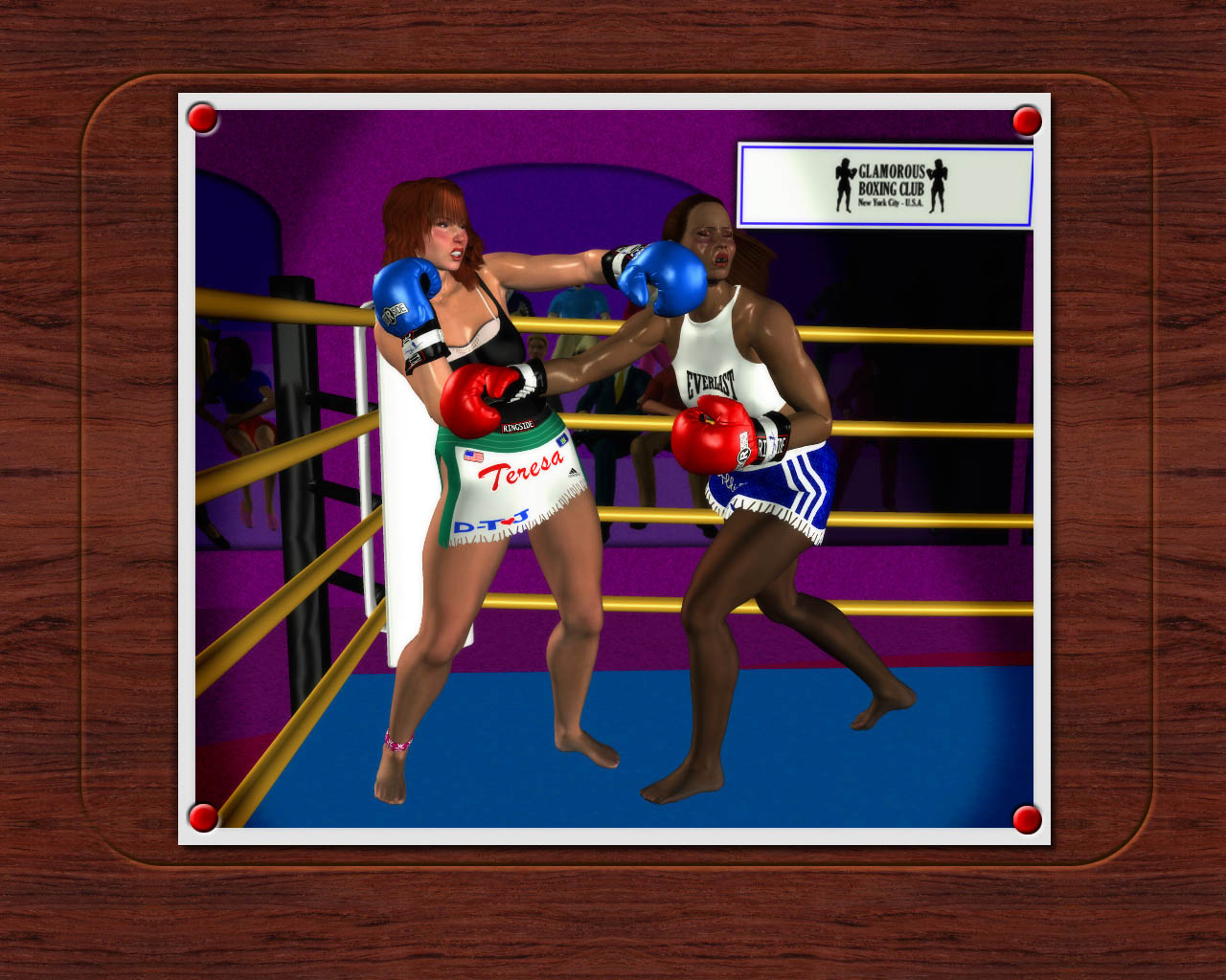 1024 X - Female Boxing Denav , HD Wallpaper & Backgrounds