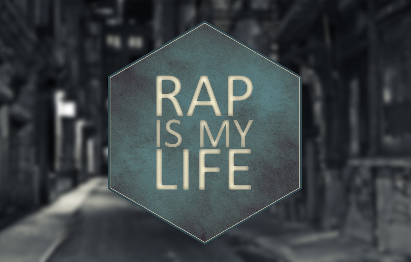 Photo Wallpaper City, Life, Blur, Rap, Gray - Rap Is My Life , HD Wallpaper & Backgrounds