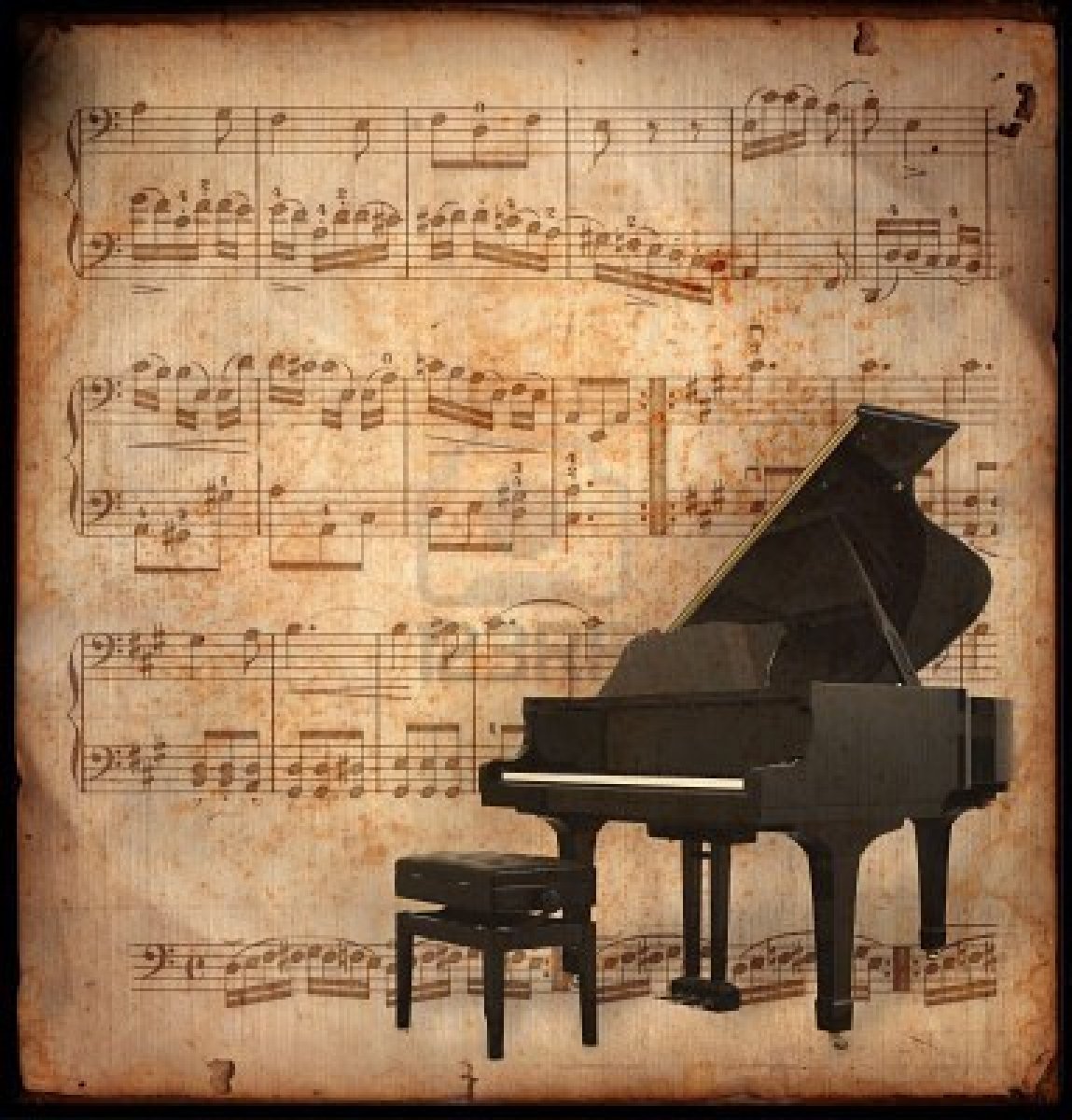 Piano Music , HD Wallpaper & Backgrounds
