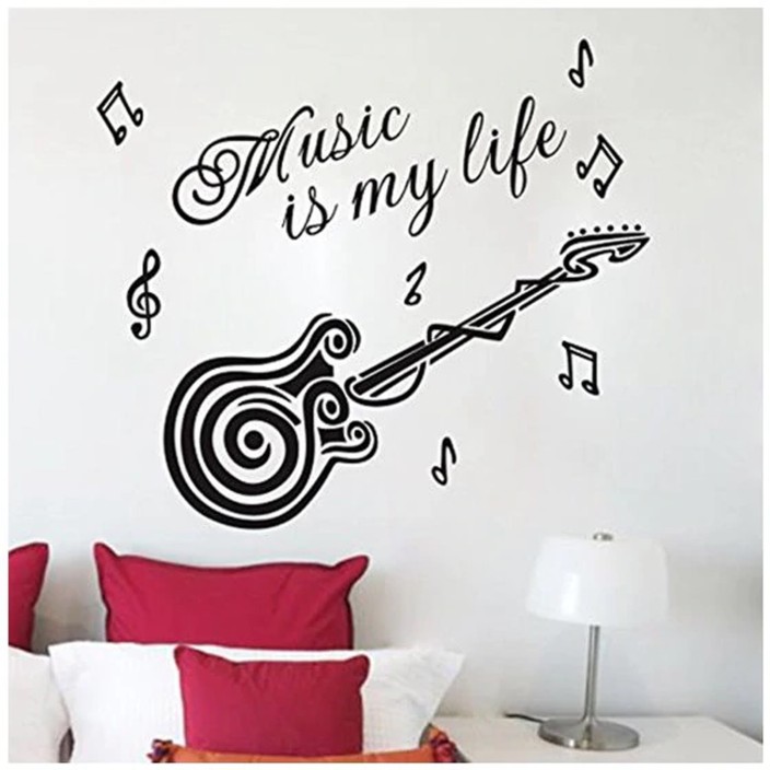 Kayra Decor Music Is My Life Reusable Wall Stencil - Letter To Husbands Of Stay At Home Moms , HD Wallpaper & Backgrounds