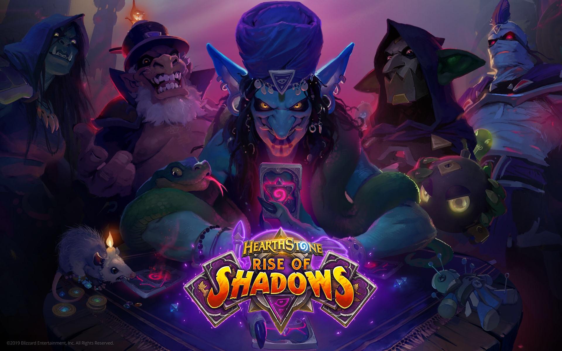 Hearthstone Rise Of Shadows , HD Wallpaper & Backgrounds