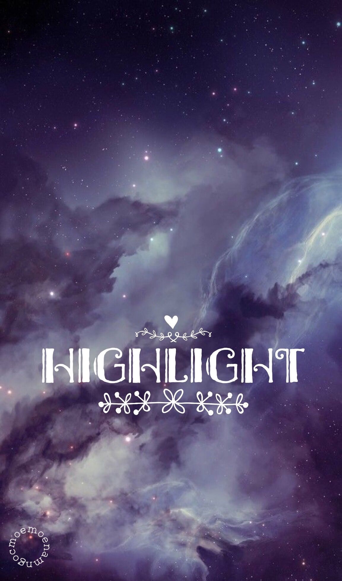 Hightlight Kpop Iphone Wallpaper - Galaxy Aesthetic Pastel Background , HD Wallpaper & Backgrounds
