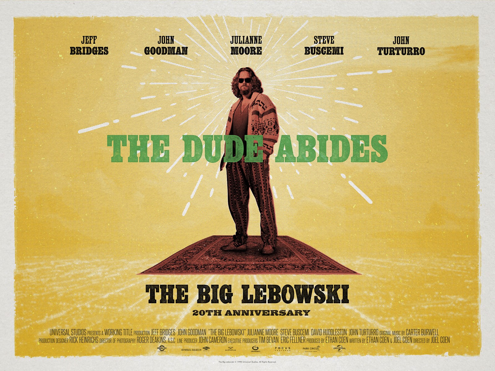 The Big Lebowski Re-release Poster - Fortitude , HD Wallpaper & Backgrounds