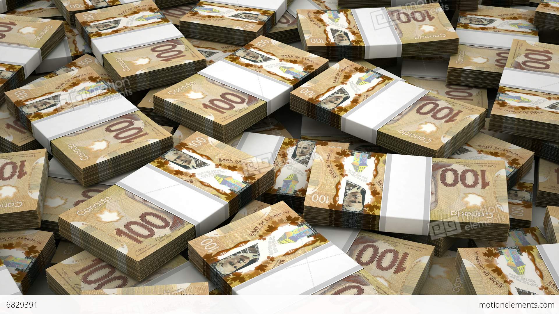 Canadian Money Stacks Wallpaper Stack Of Canadian Dollar - 60 Million Canadian Dollars , HD Wallpaper & Backgrounds