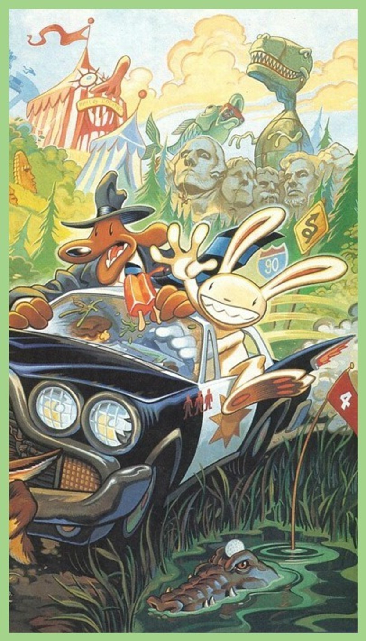 Sam And Max Hit The Road Cover , HD Wallpaper & Backgrounds