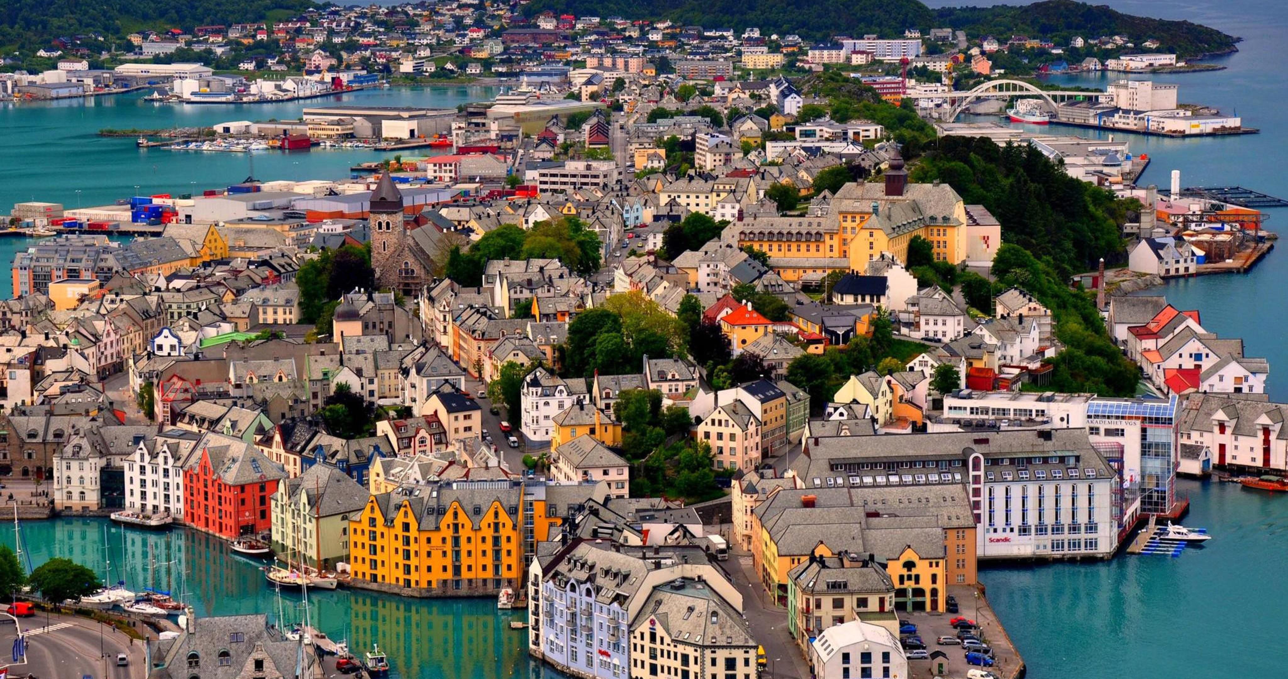 Bergen Wallpaper - Ålesund , HD Wallpaper & Backgrounds