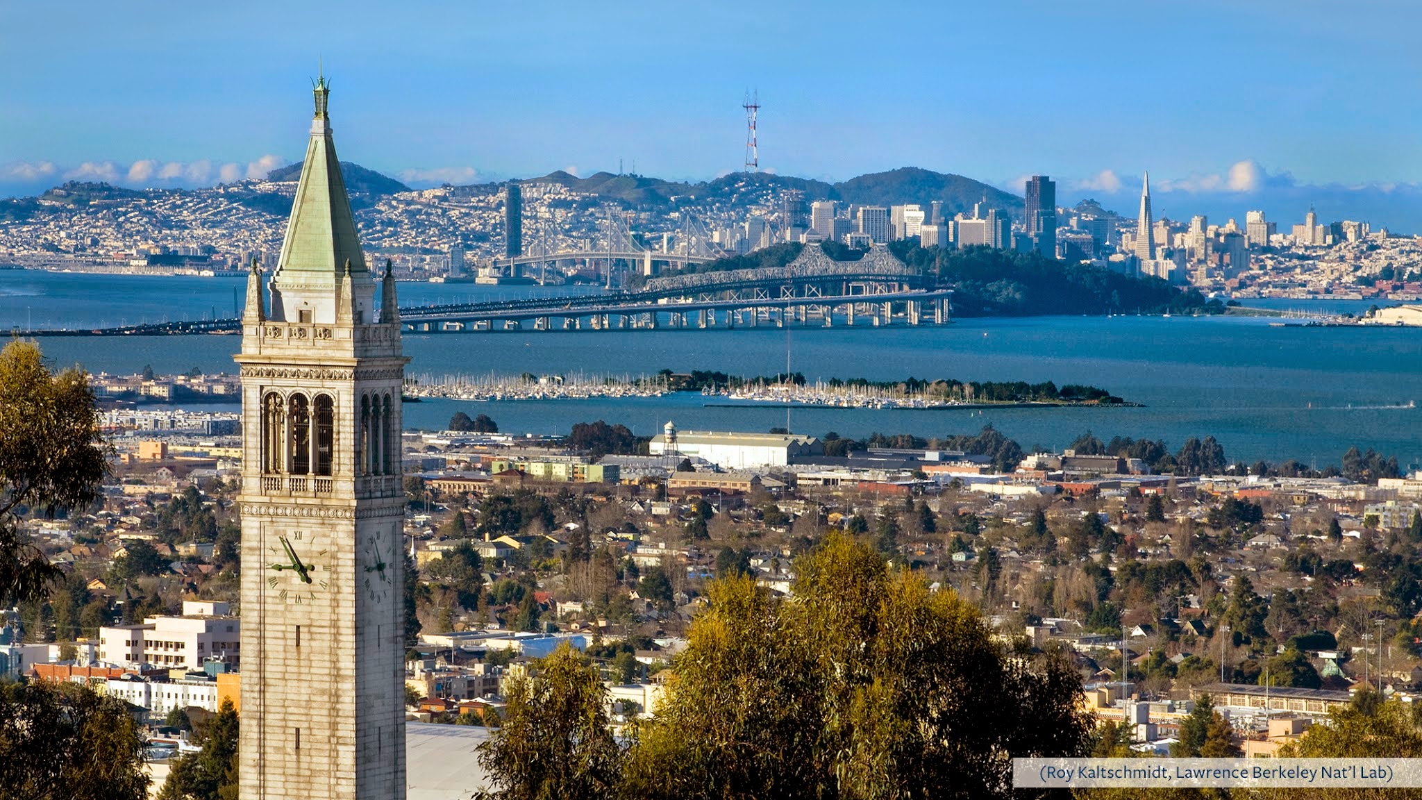 5 Hayward Fault Earthquake Strikes East Bay - Uc Berkeley Campanile View , HD Wallpaper & Backgrounds