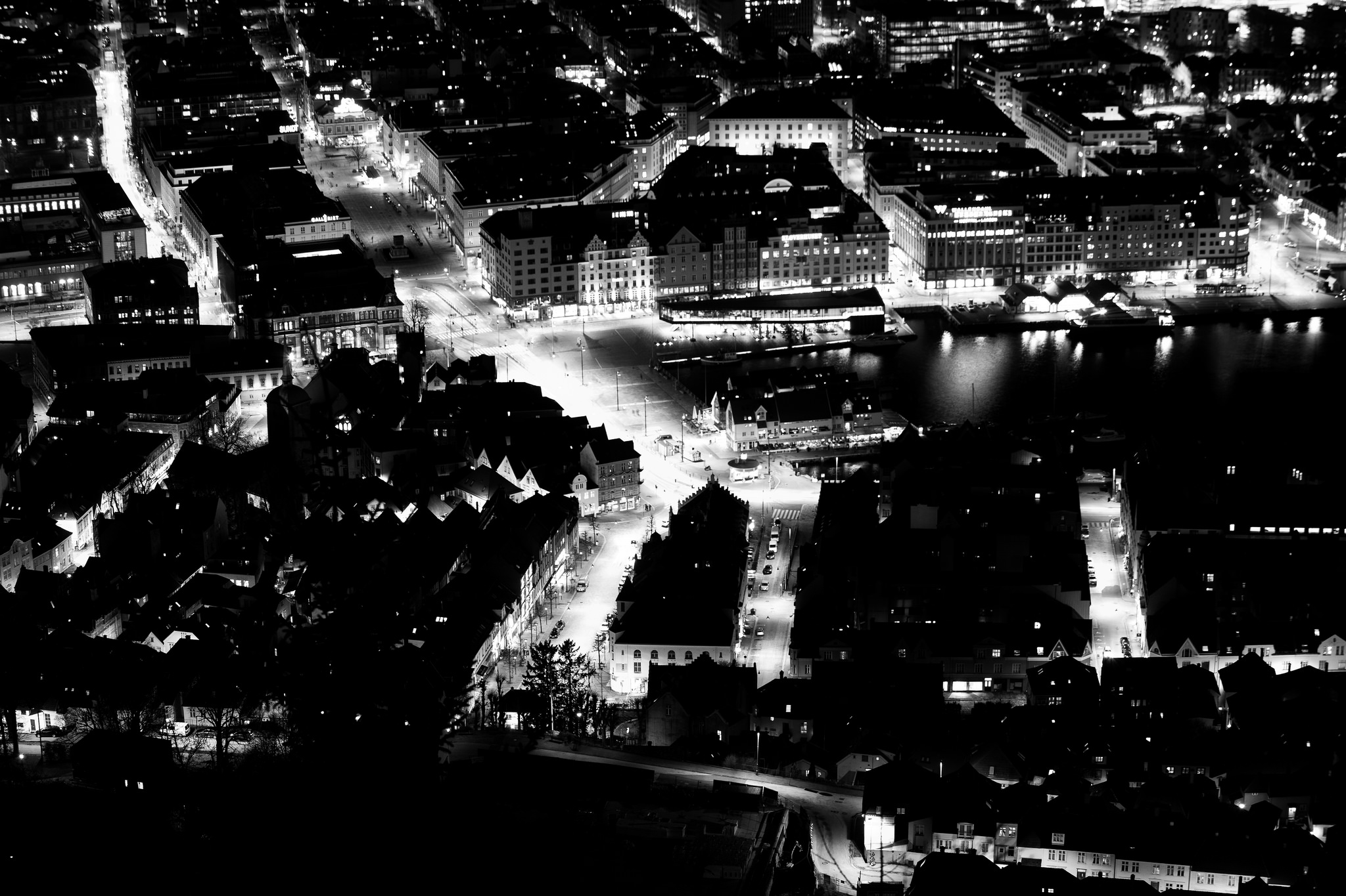 Download Citycenter Bergen, Norway - Aerial Photography On Itl.cat