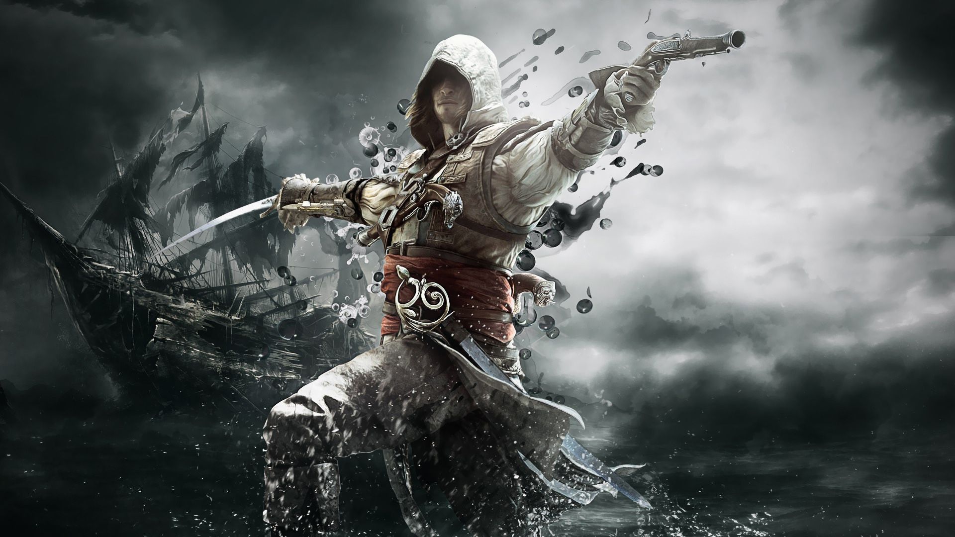 Edward Kenway Assassin S Creed Iv Black Flag - Assassin's Creed 4 4k , HD Wallpaper & Backgrounds