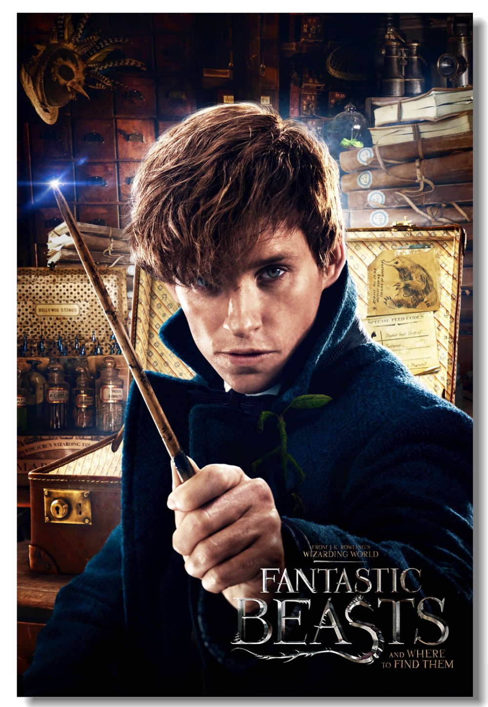 Custom Canvas Wall Decor Fantastic Beasts Poster Fantastic - Fantastic Beasts And Where To Find Them Character Posters , HD Wallpaper & Backgrounds