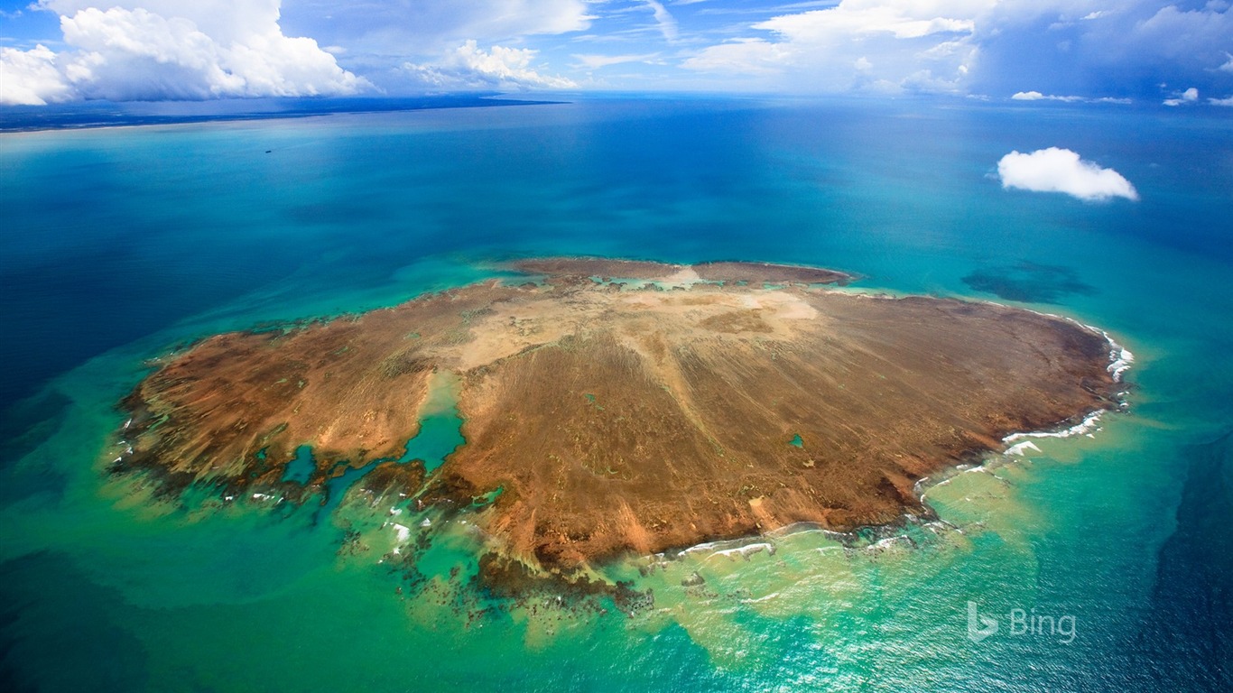 Caravelas Bahia Recife Sebastiao Gomes-2017 Bing Desktop - Fond D Ecran Archipel , HD Wallpaper & Backgrounds