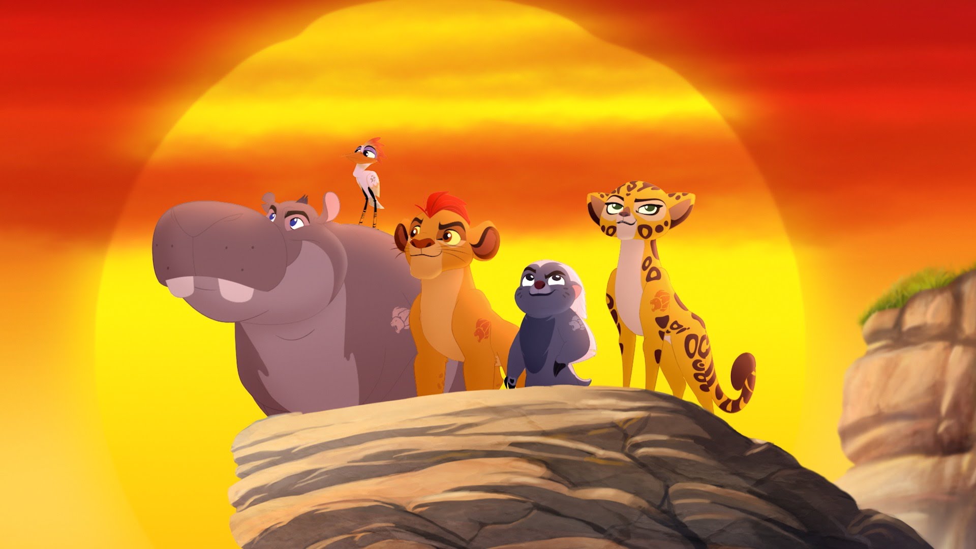 The Lion Guard Hình Nền Entitled The Lion Guard - Lion Guard , HD Wallpaper & Backgrounds