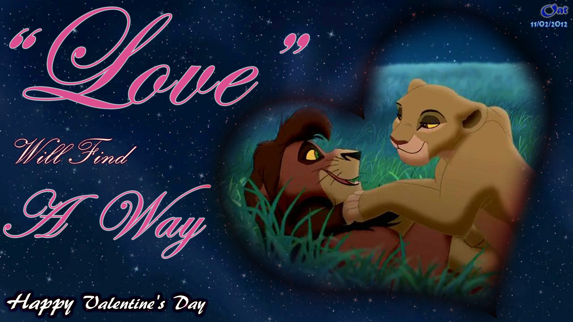 The Lion King 2 Kiara And Kovu Song - Adult Kovu And Kiara Valentine's Day , HD Wallpaper & Backgrounds