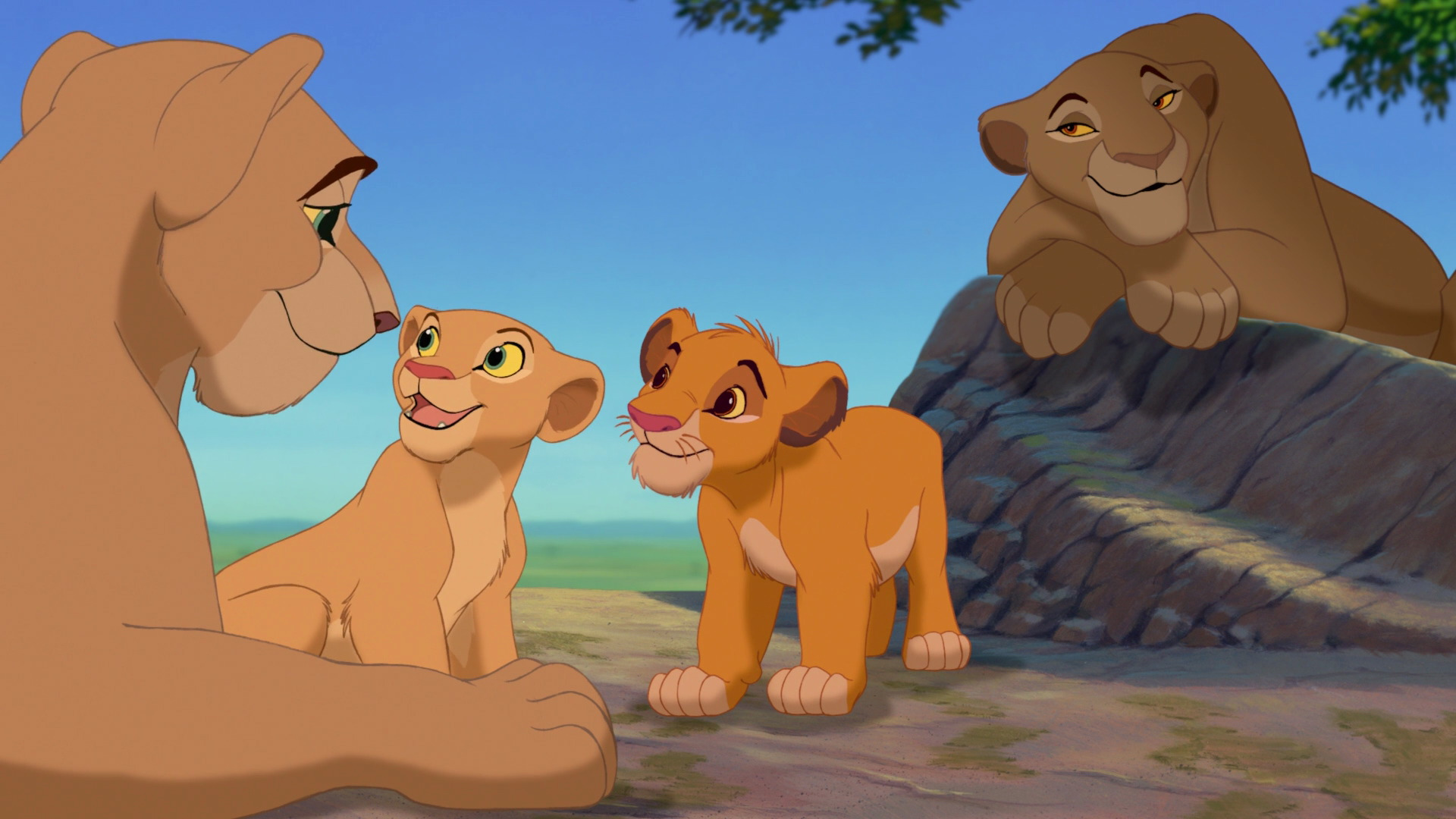 Lion King Disneyscreencaps - King Simba And Nala Cubs , HD Wallpaper & Backgrounds