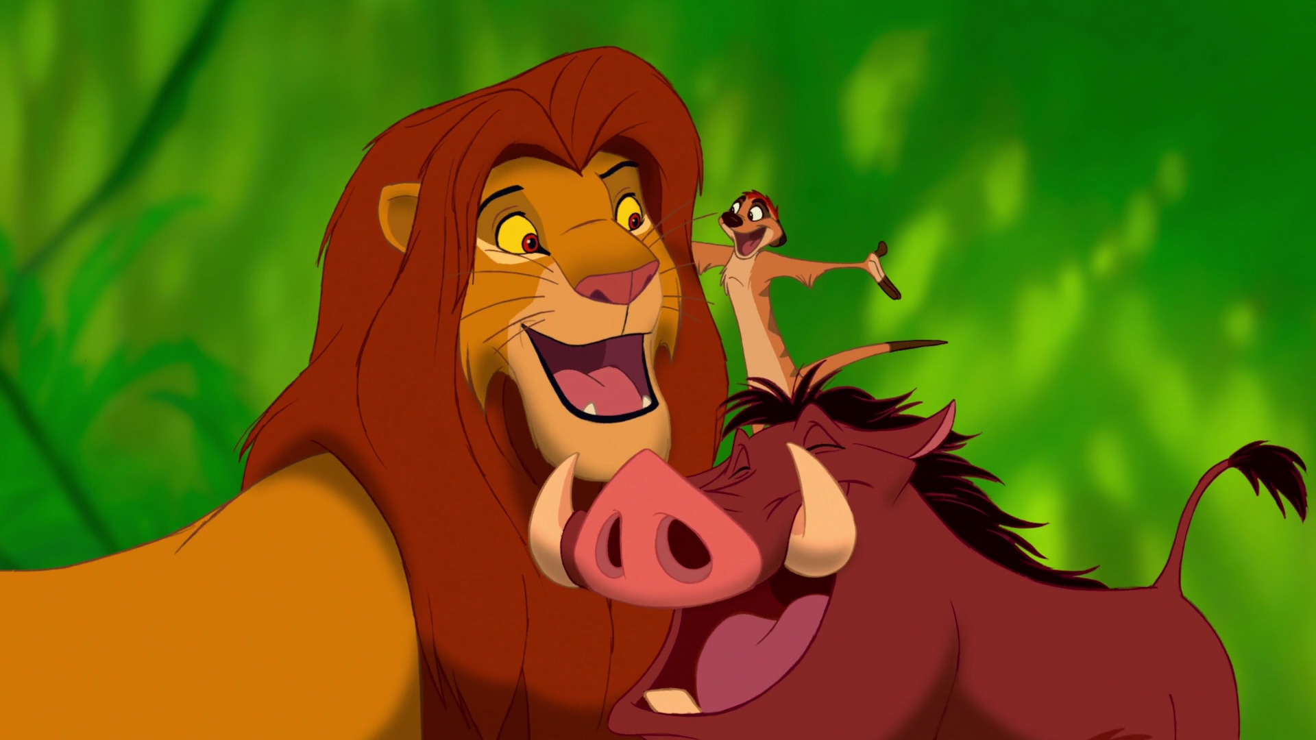 The Lion King - Lion King Timon Pumbaa And Simba , HD Wallpaper & Backgrounds