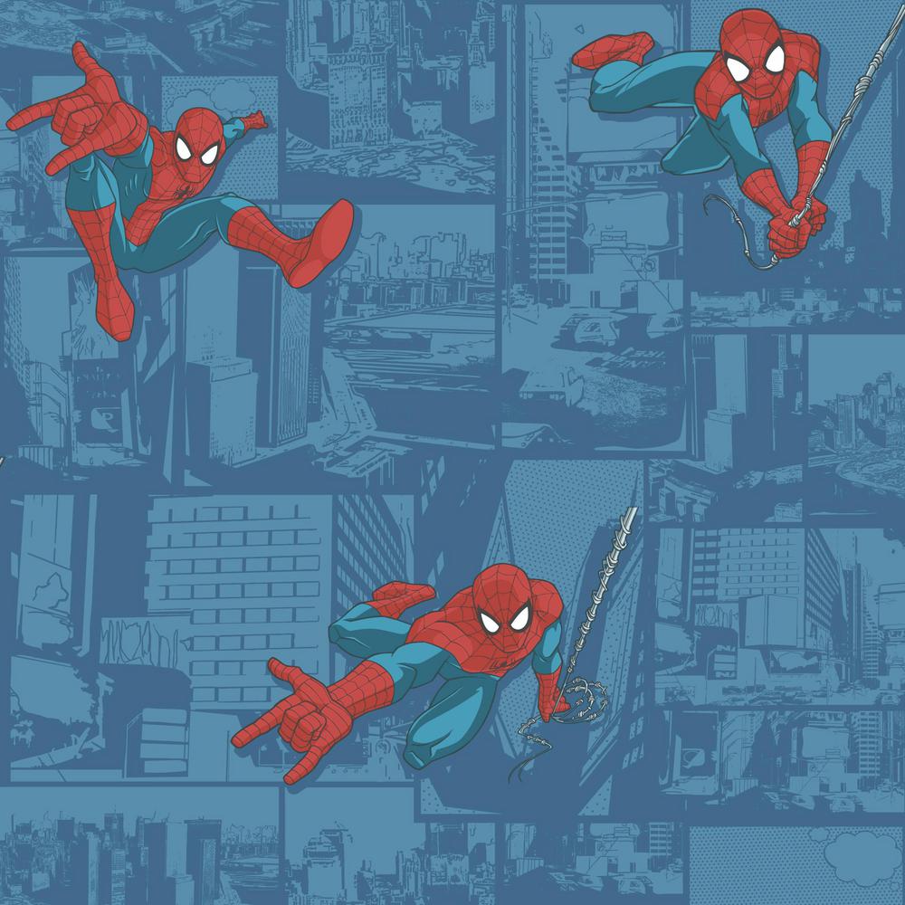 York Wallcoverings Disney Kids Iii Marvel Ultimate - Spiderman Comic , HD Wallpaper & Backgrounds