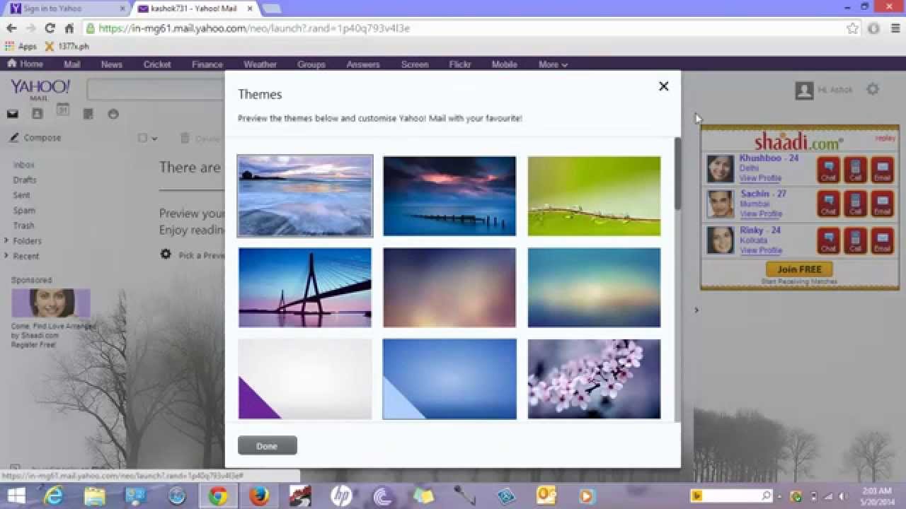 How To Apply Theme In Yahoo Mail Apply Wallpaper In - Yahoo Change Theme , HD Wallpaper & Backgrounds