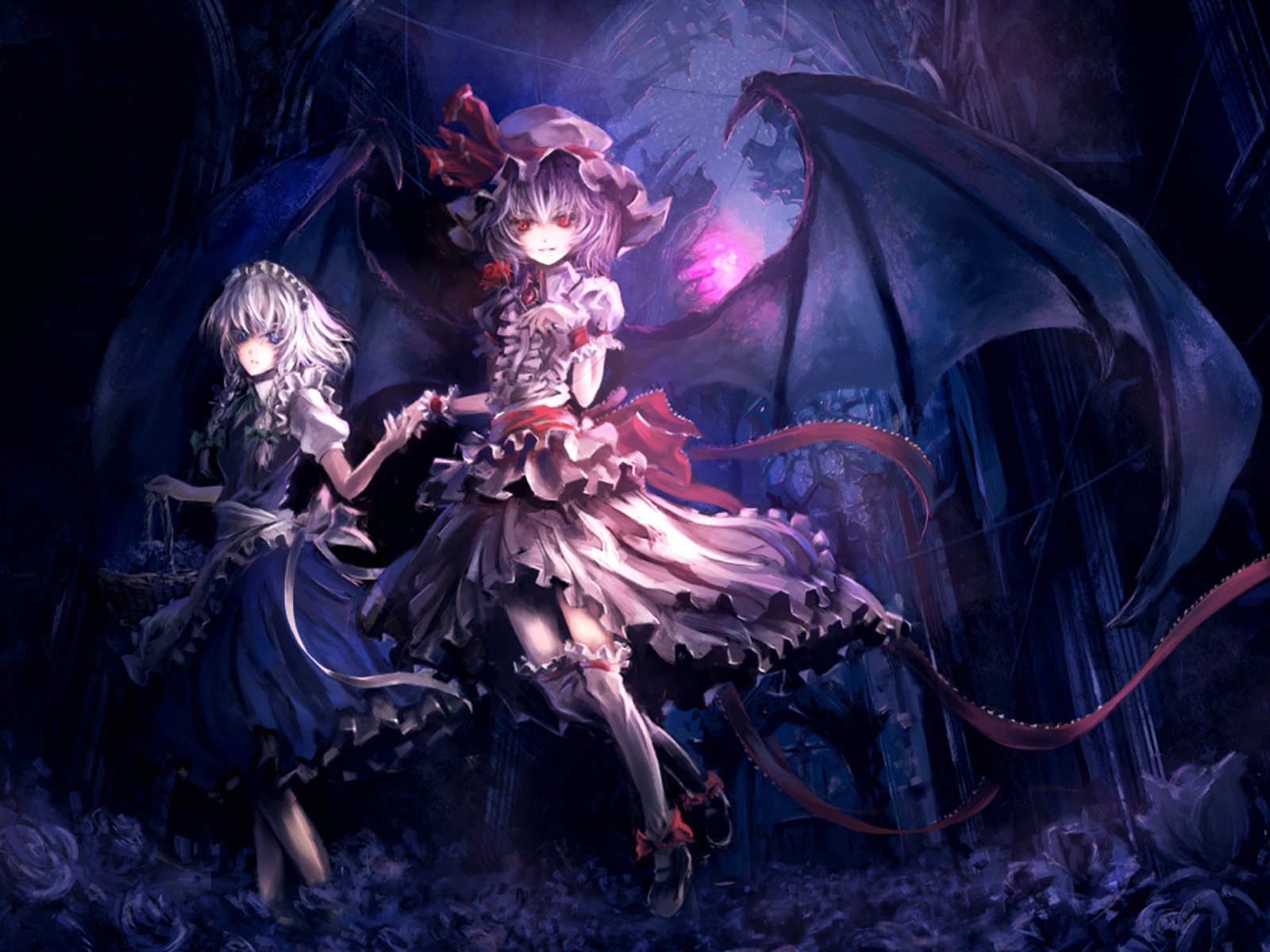 The Dragon Mistress - Scarlet Devil Mansion Art , HD Wallpaper & Backgrounds