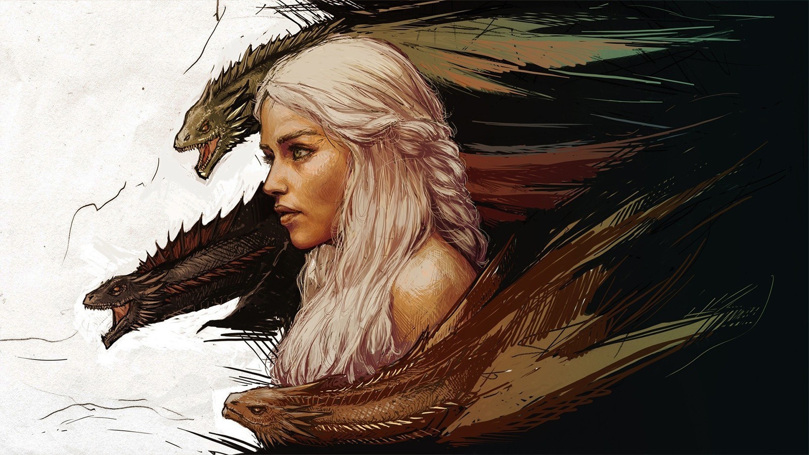 Game Of Thrones, Daenerys Targaryen, Emilia Clarke - Game Of Thrones Daenerys Wallpaper Fan Art , HD Wallpaper & Backgrounds