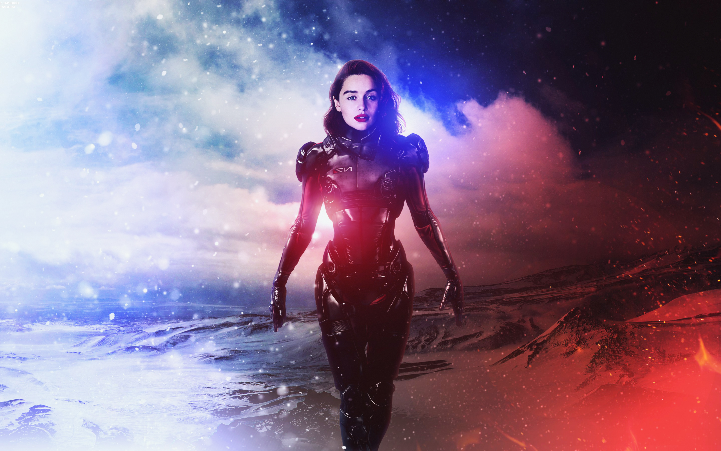 Hd Resolution - Emilia Clarke Mass Effect , HD Wallpaper & Backgrounds