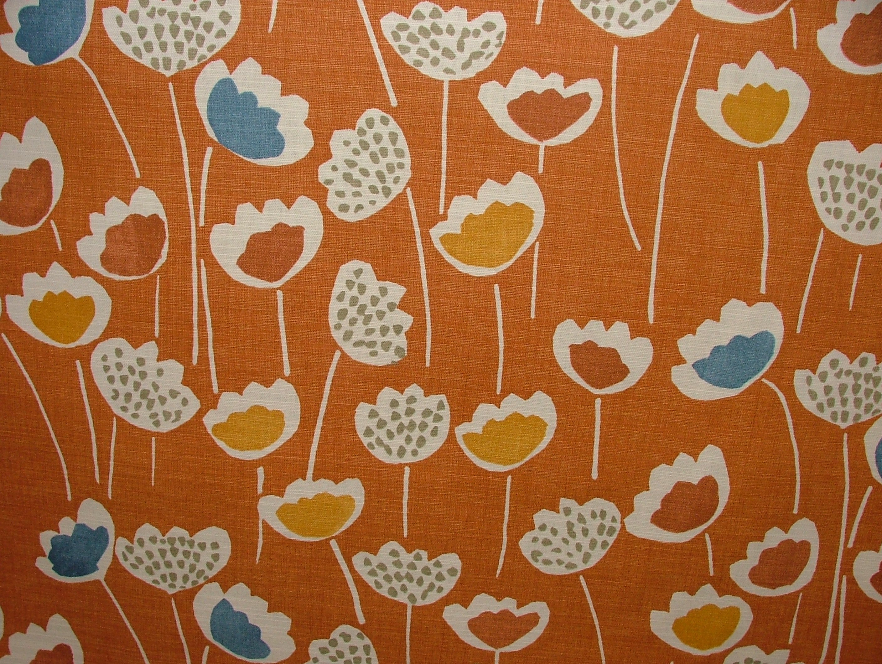Prestigious Textiles Clara Scandi Floral Mango Curtain - Pt Clara South Pacific , HD Wallpaper & Backgrounds