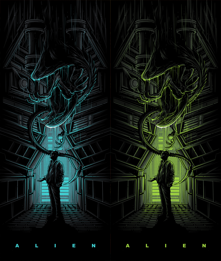 This Image And A Selection Showcased Below Are Pieces - Dan Mumford Alien , HD Wallpaper & Backgrounds