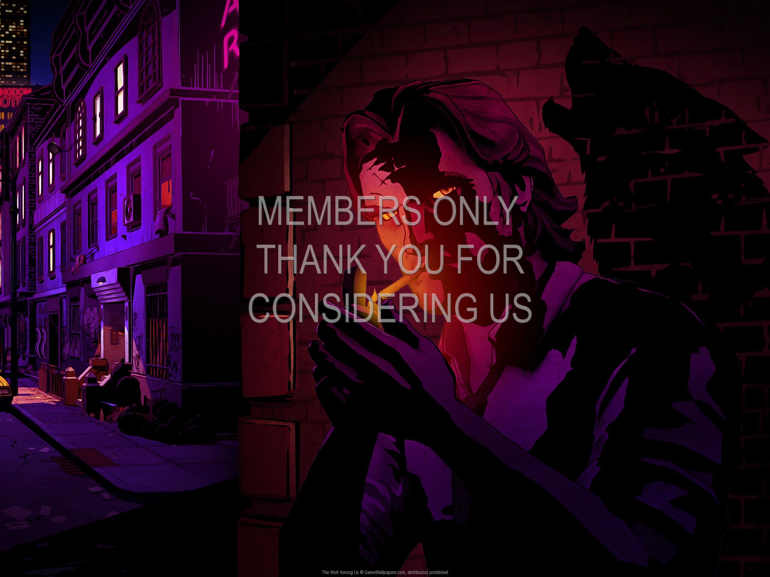 The Wolf Among Us Wallpaper 01 - Wolf Among Us , HD Wallpaper & Backgrounds