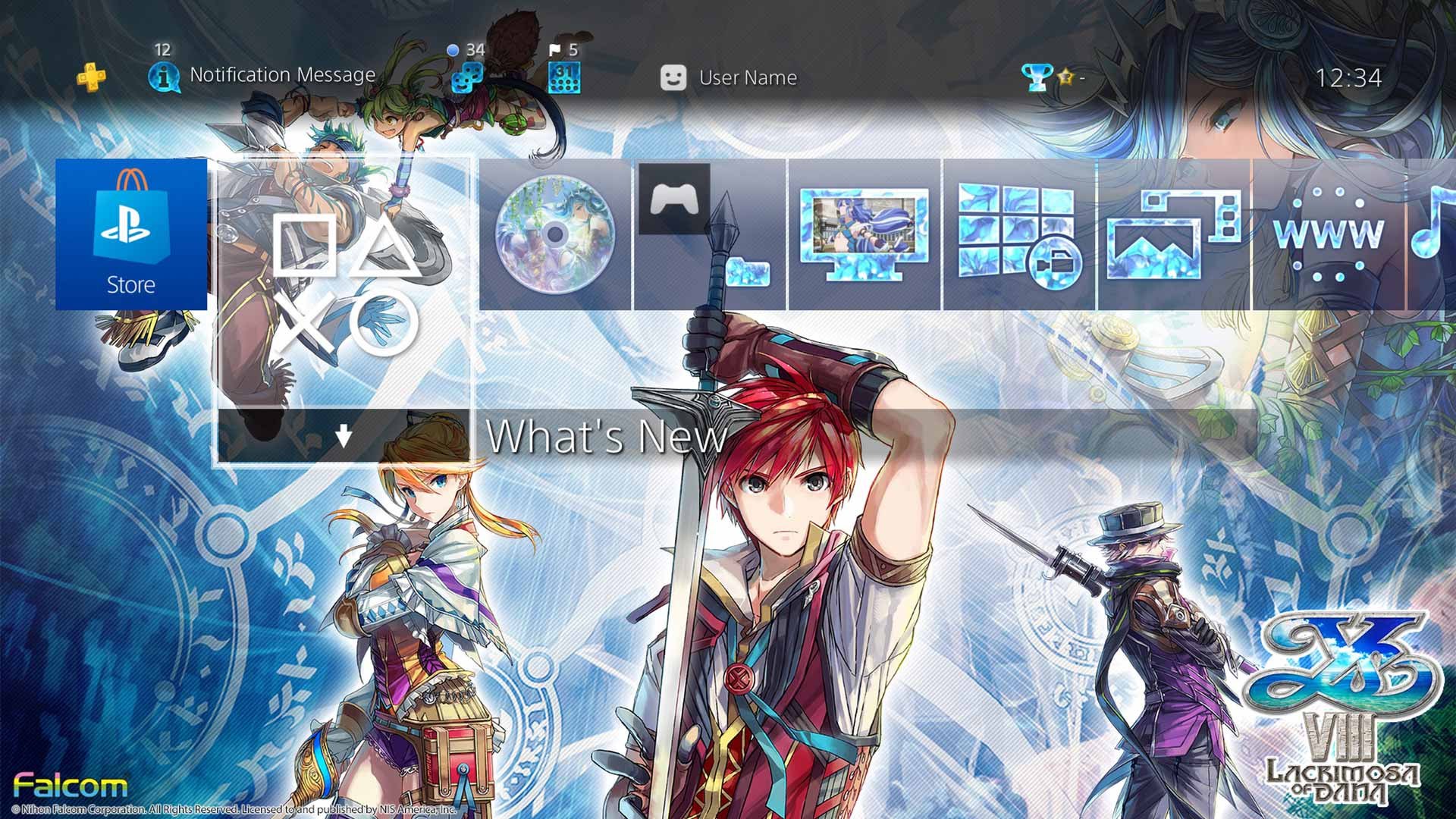 Lacrimosa Of Dana Ps4 Theme - Ys Viii Lacrimosa Of Dana Dlc , HD Wallpaper & Backgrounds